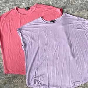 Pair of 2 Buffalo David Britton XL cap short sleeve tops